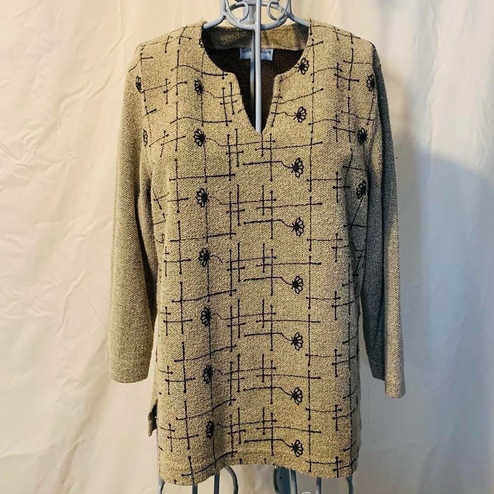 Vintage 90s Brown Pullover Knit Sweater